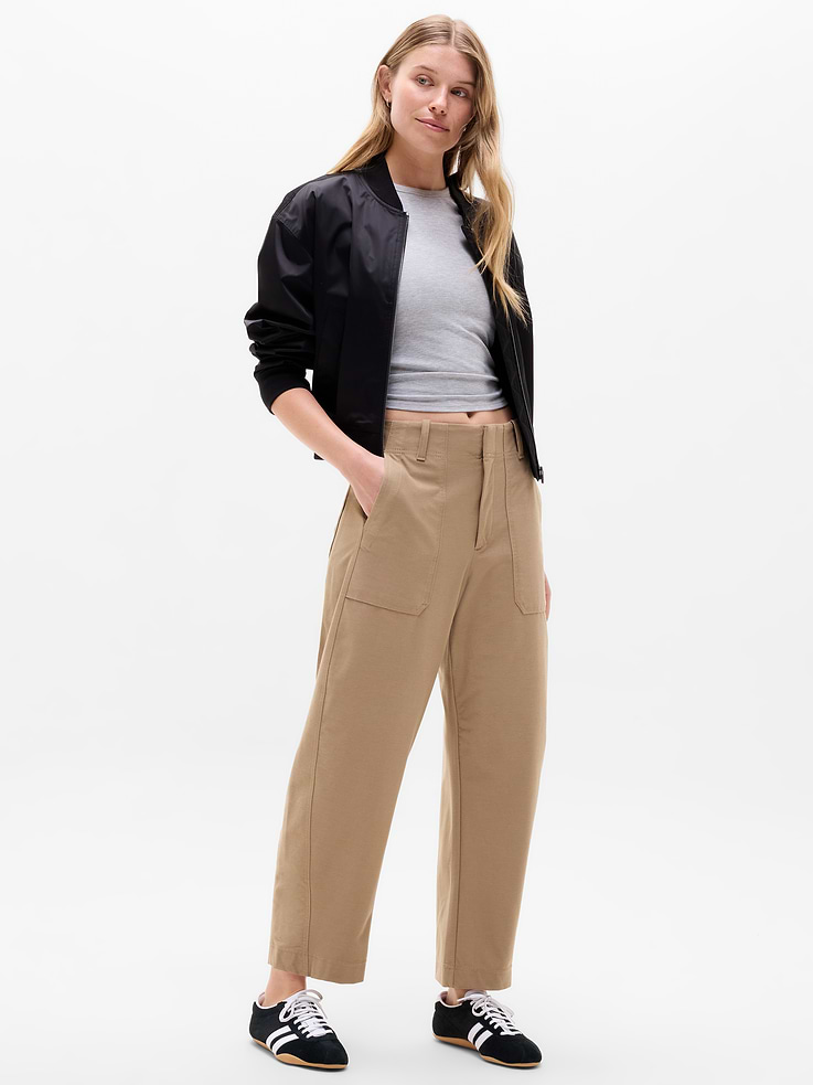 Image number 5 showing, Skyline High Rise Barrel Leg Pant