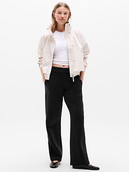 Form Knit Mid Rise Straight Pant — Black by Athleta