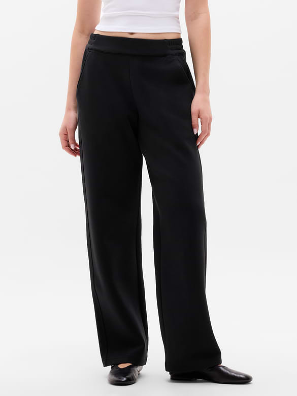 Form Knit Mid Rise Straight Pant