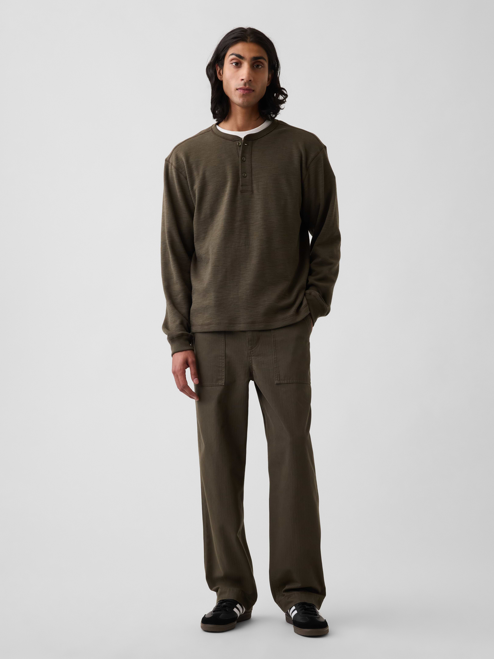 Herringbone '90s Loose Pants | Gap