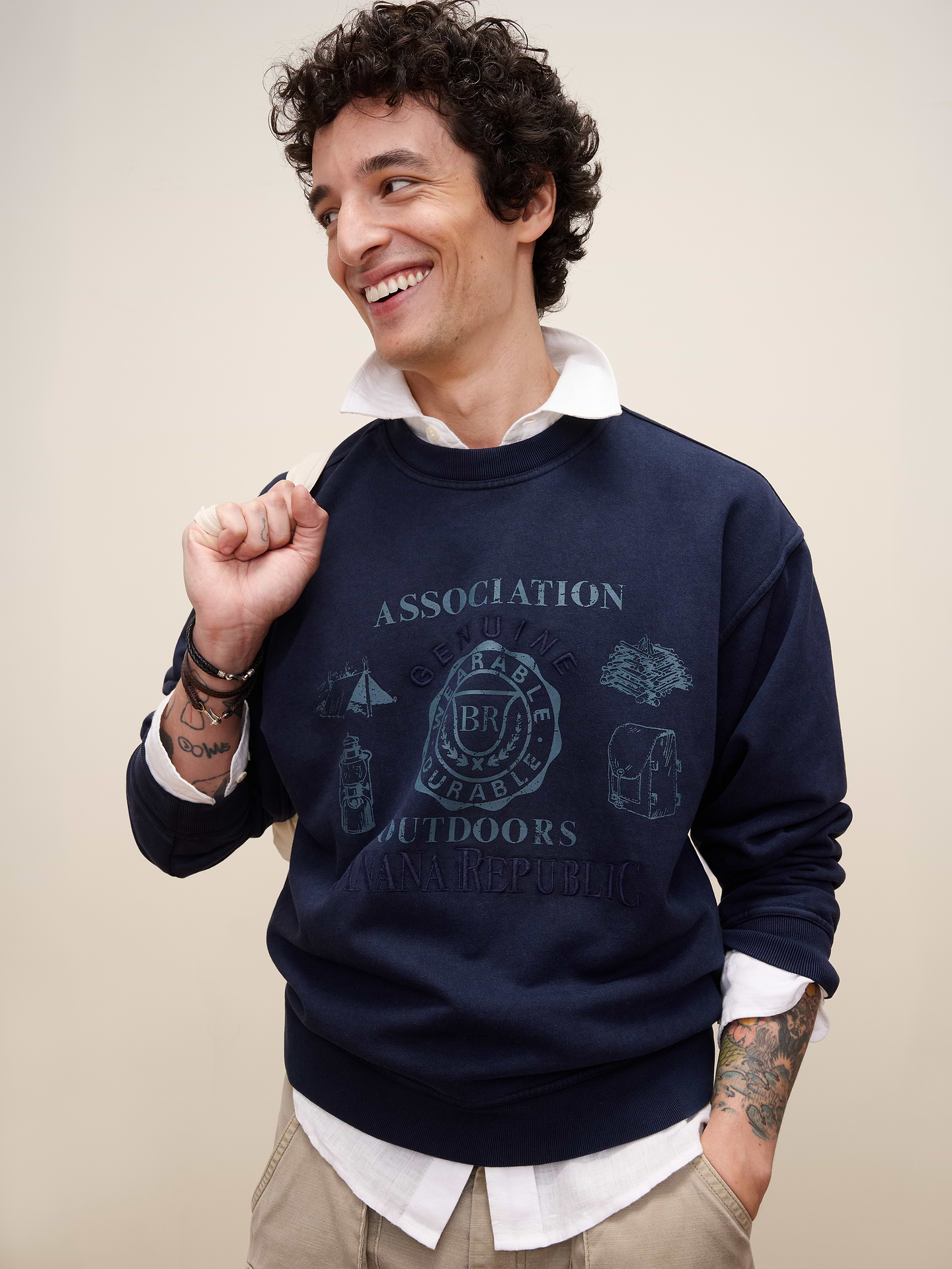 Image number 1 showing, Archive Reissue Backpacker Graphic Sweatshirt