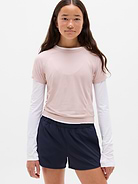 Image number 1 showing, Athleta Girl Power Up Sport Length Tee