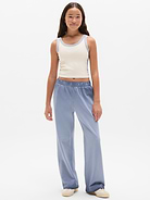 Image number 1 showing, Athleta Girl All Day Wide Leg Terry Pant