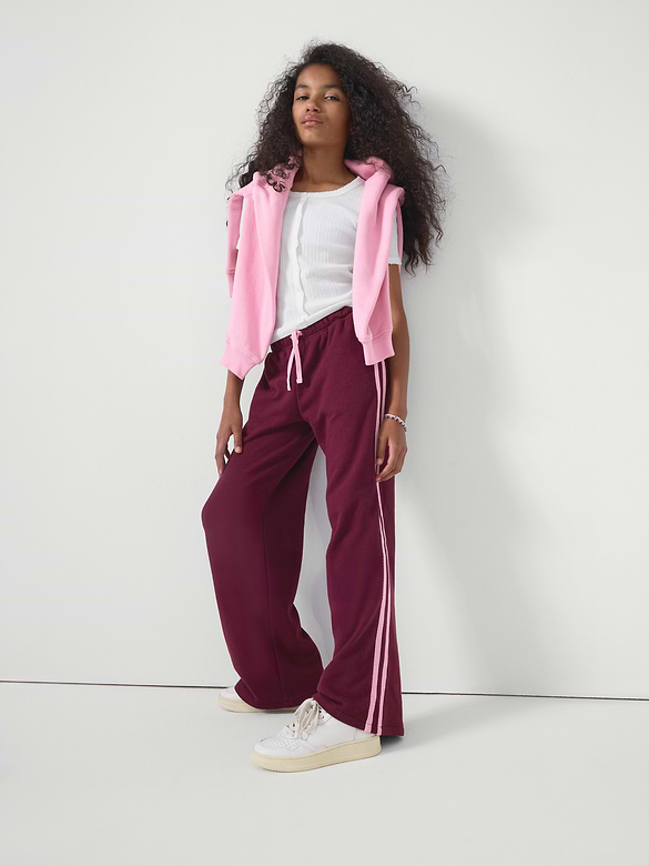 Kids Relaxed French Terry Track Pants