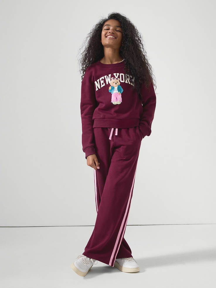 Image number 4 showing, Kids Relaxed Wedge Crewneck Sweatshirt