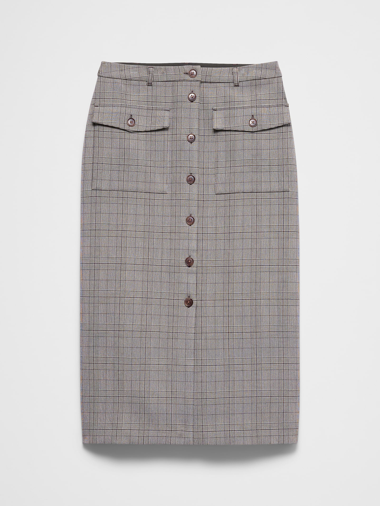 Image number 4 showing, Button-Front Midi Skirt