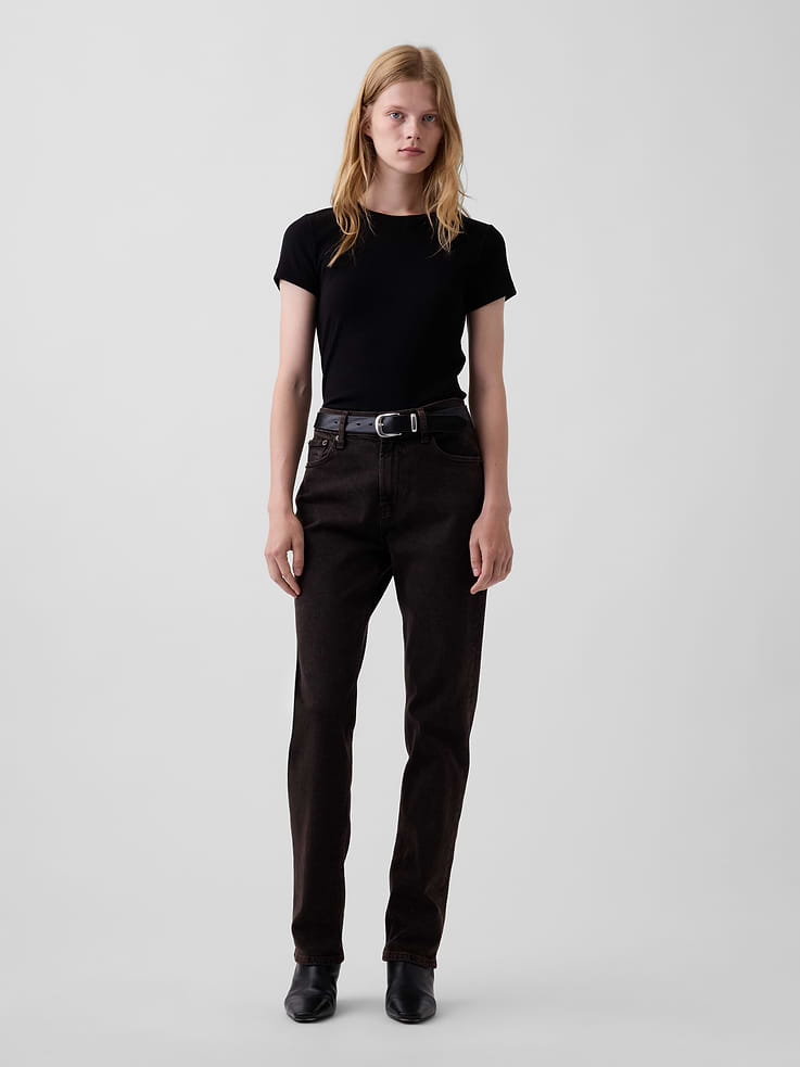 Image number 1 showing, High Rise '90s Slim Straight Jeans