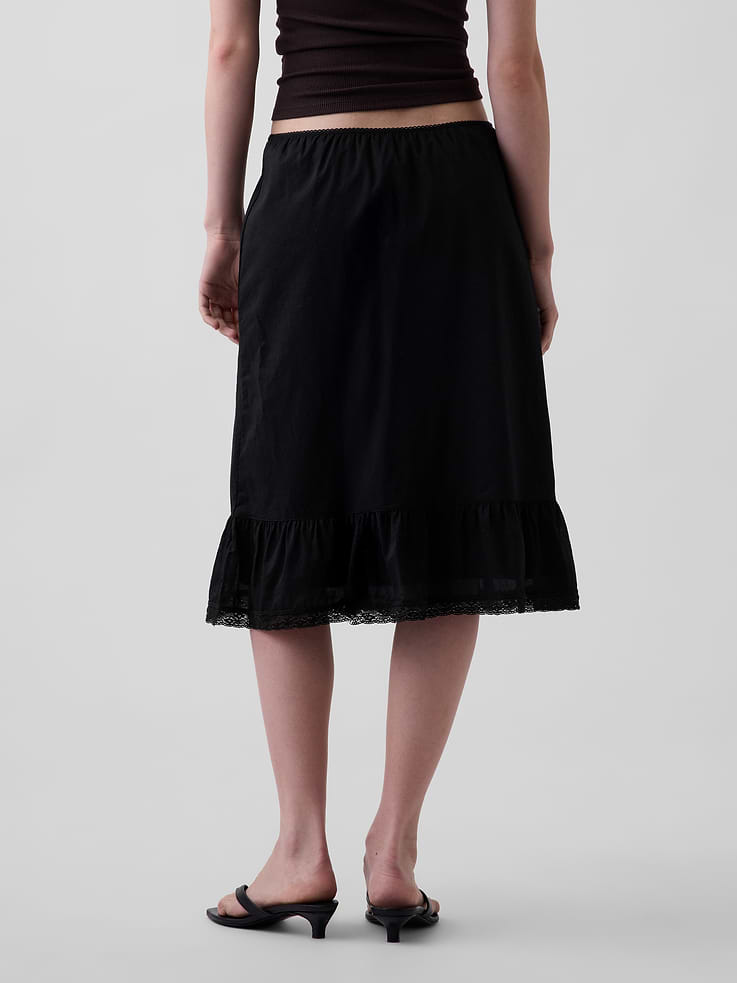 Image number 2 showing, Ruffle-Hem Easy Knee-Length Skirt