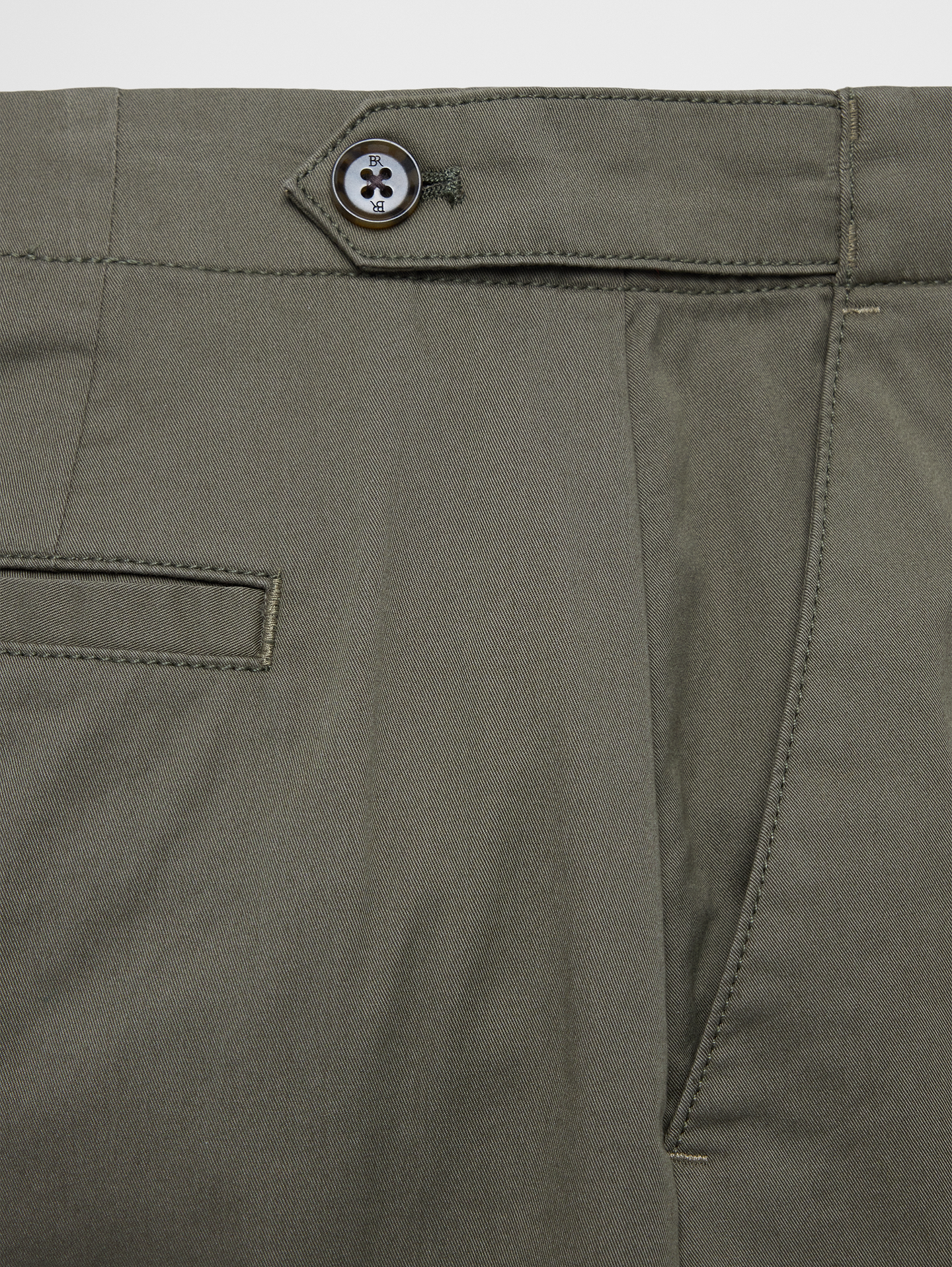 Image number 7 showing, Barrel-Leg High-Rise Twill Pleated Utility Pant