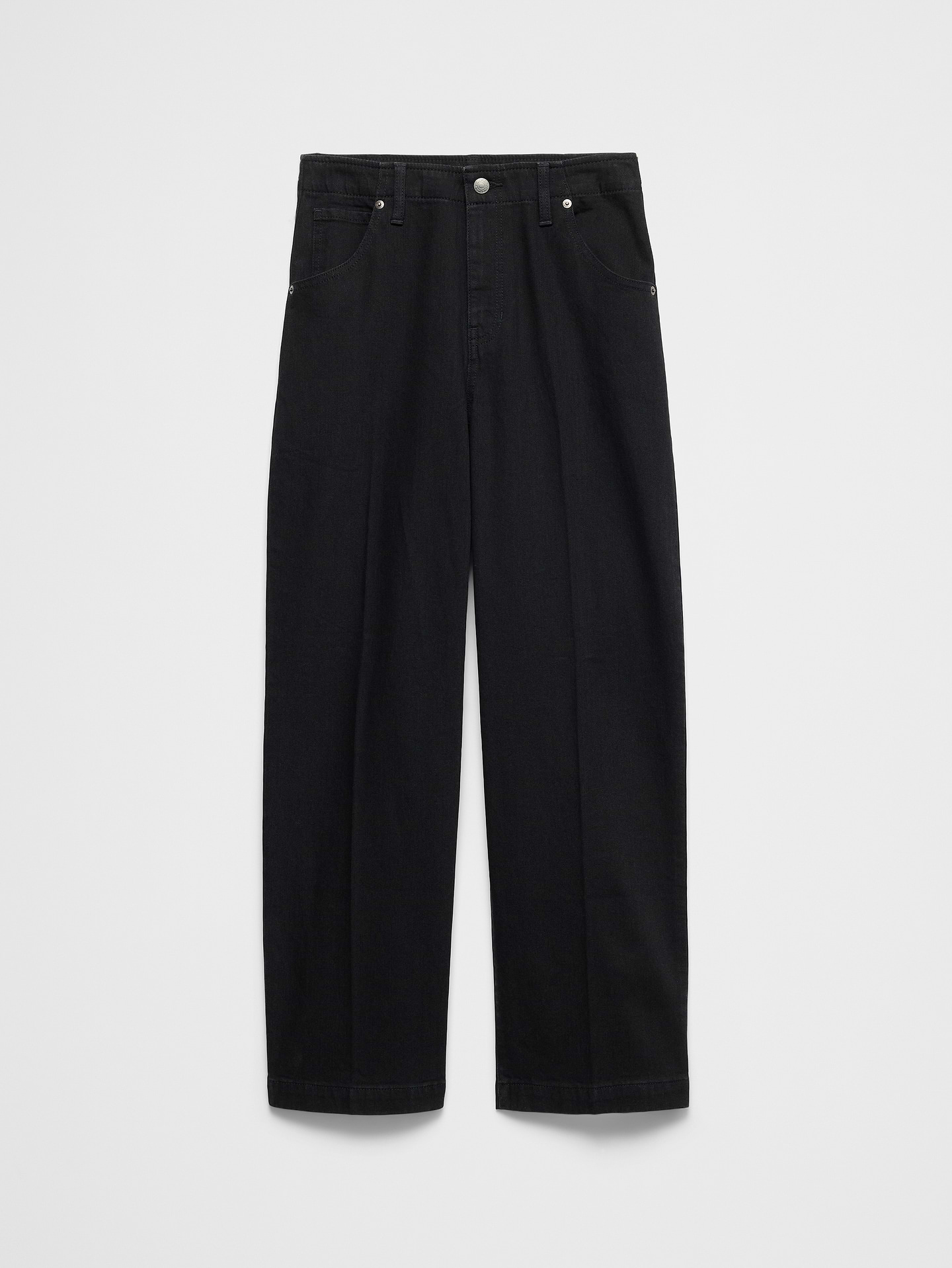 Image number 4 showing, Straight High-Rise Tailored Jean