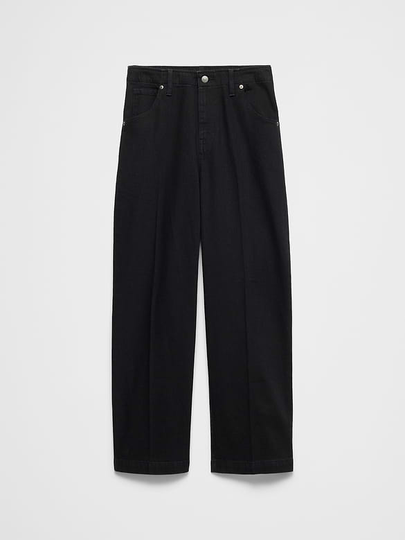 Straight High-Rise Tailored Jean