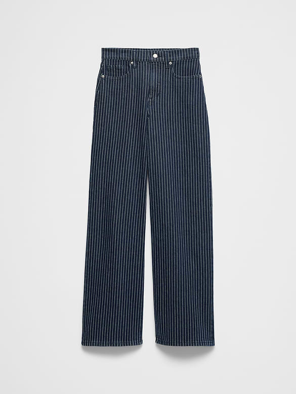 Wide-Leg High-Rise Jean