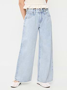 Image number 1 showing, Super Baggy Wide-Leg Jeans for Girls
