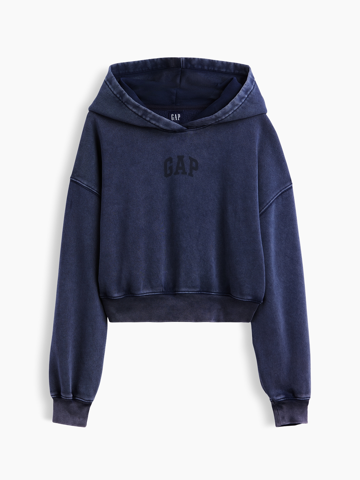 VintageSoft Crop Logo Hoodie | Gap