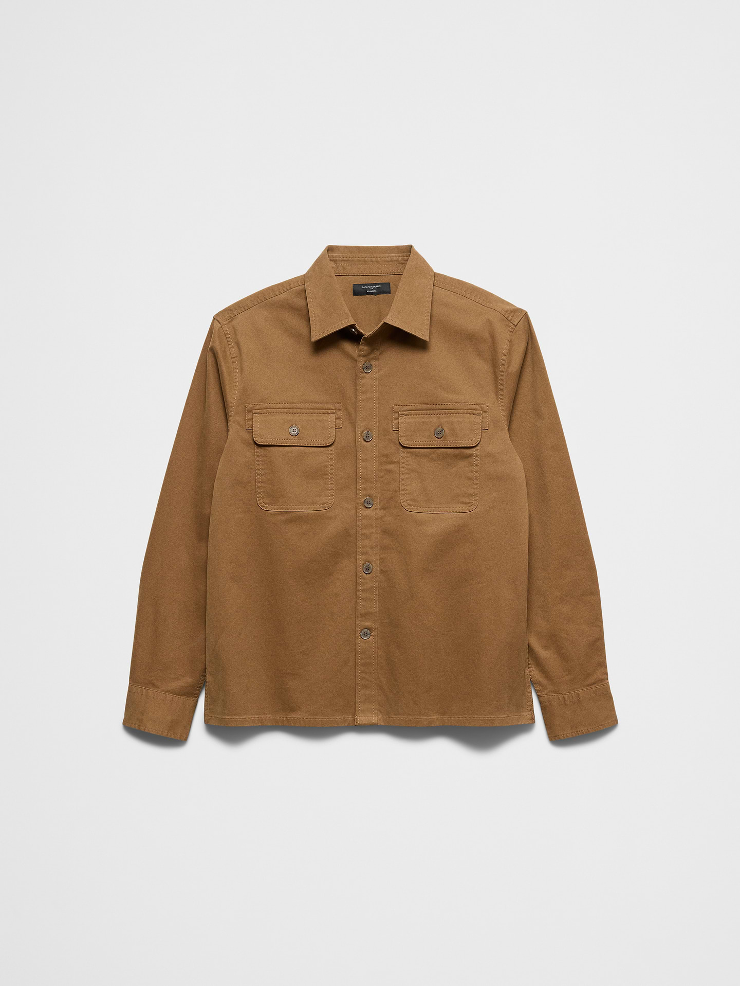 Image number 4 showing, Standard-Fit Heritage Cotton Twill Overshirt