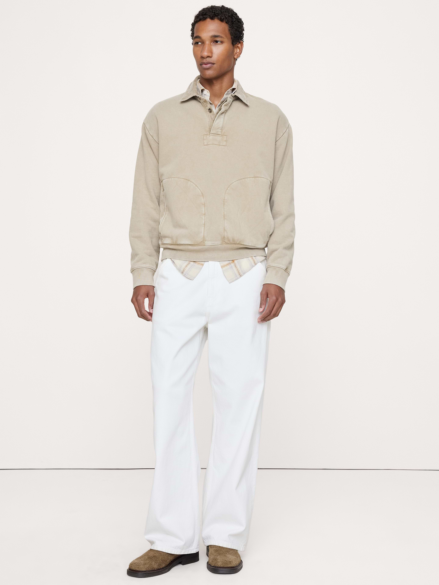Image number 4 showing, Archive Reissue French Terry Rugby Jersey