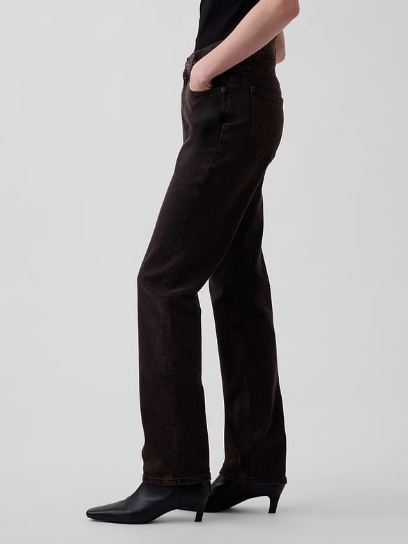 High Rise '90s Slim Straight Jeans