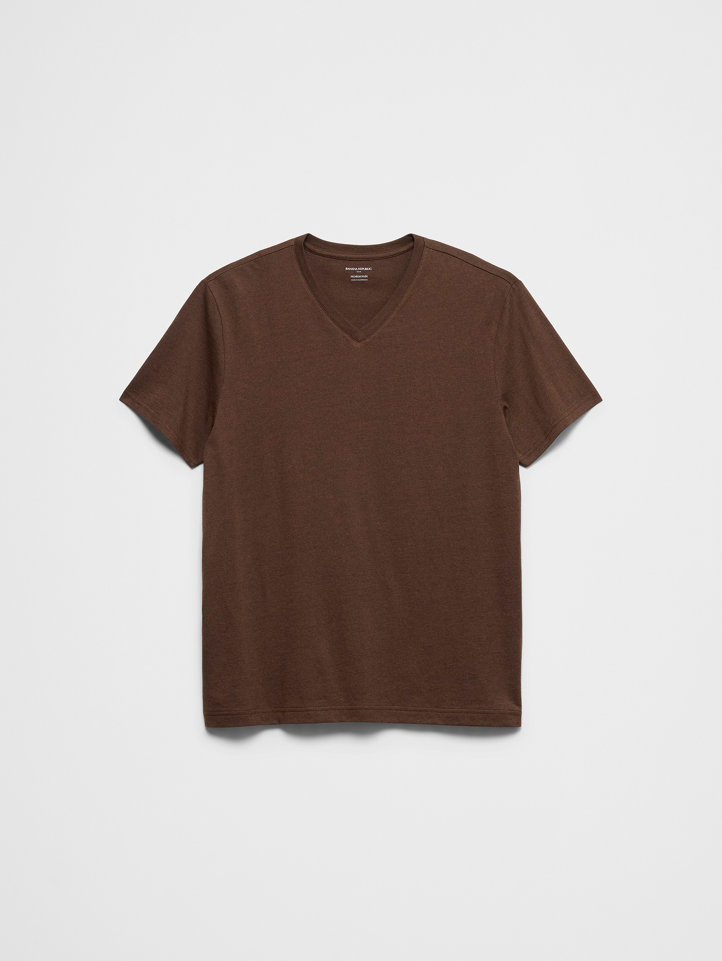 Image number 7 showing, Standard-Fit Premium Wash V-Neck Shirt