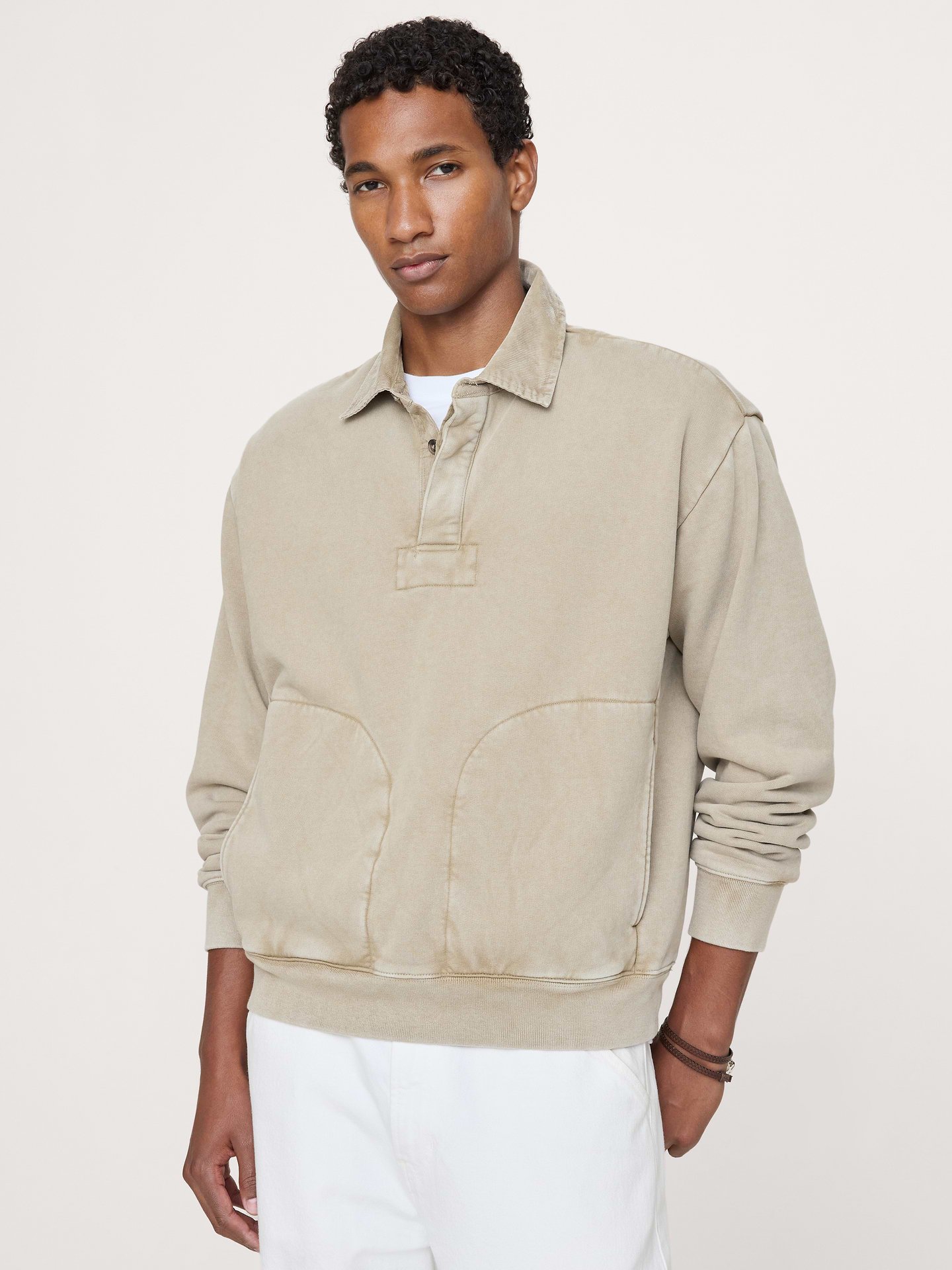 Image number 1 showing, Archive Reissue French Terry Rugby Jersey