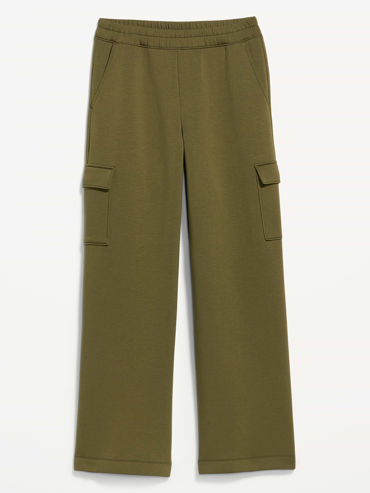 High-Waisted Bounce Fleece Wide-Leg Cargo Sweatpants - Hearthwood by Old Navy
