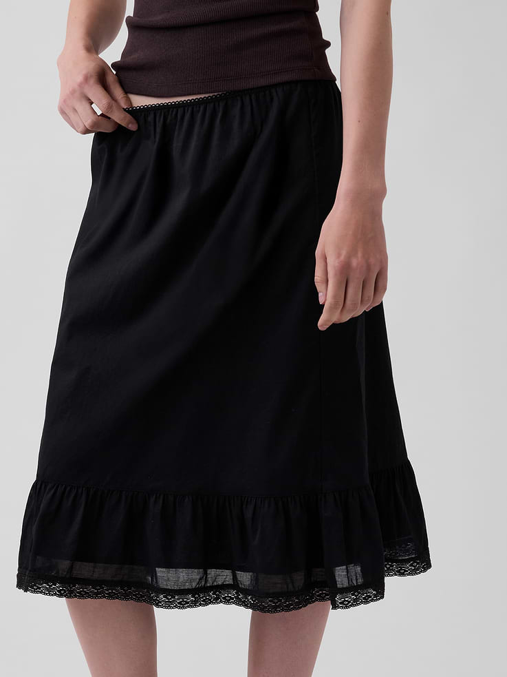 Image number 4 showing, Ruffle-Hem Easy Knee-Length Skirt