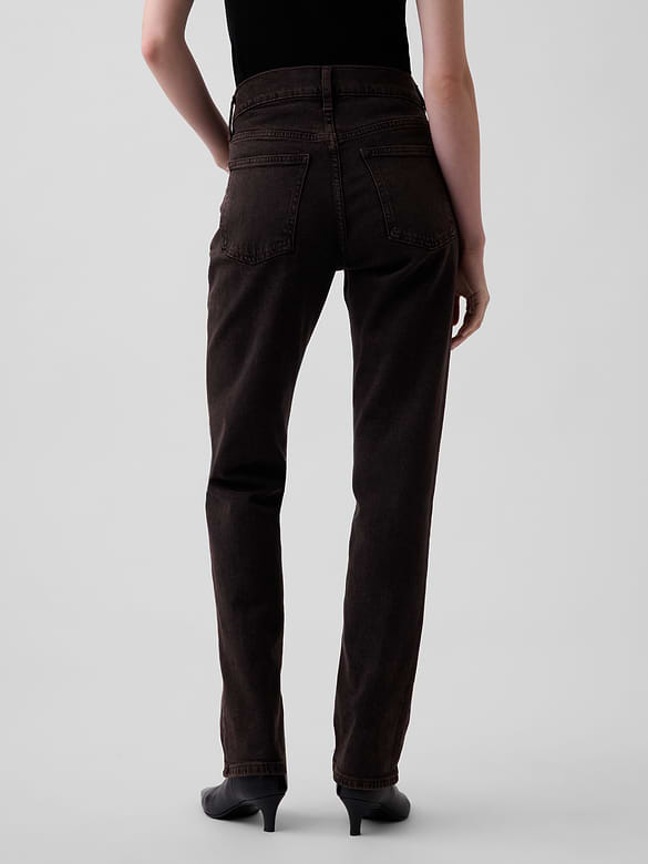 High Rise '90s Slim Straight Jeans