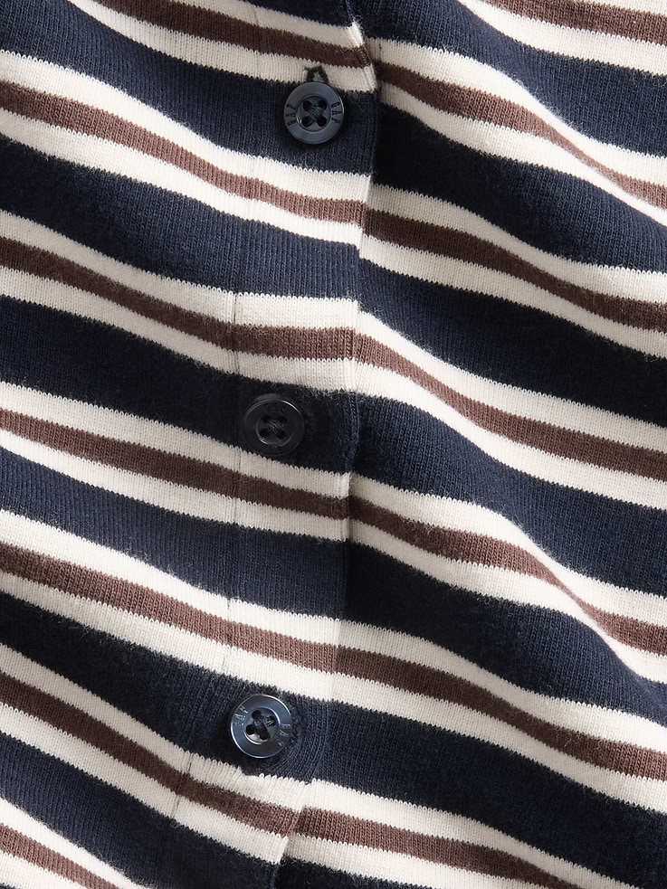 L'image numéro 4 présente Cardigan moderne ras du cou