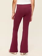 Image number 2 showing, High-Waisted PowerChill Crossover Flared Leggings for Girls