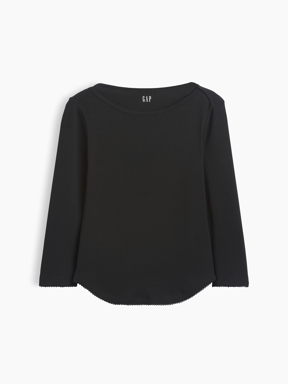 トップス Docking Balloon Hem T-shirt Modern Curved-Hem T-Shirt | Gap