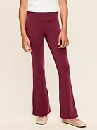 Image number 1 showing, High-Waisted PowerChill Crossover Flared Leggings for Girls