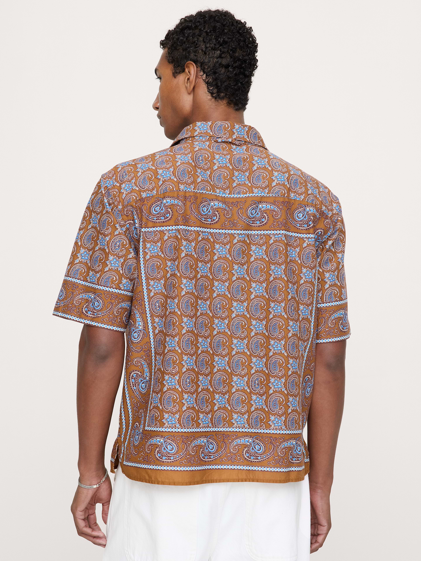 Image number 3 showing, Relaxed-Fit Cotton Poplin Resort Shirt