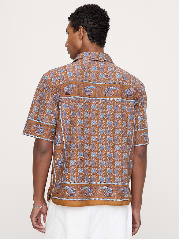 Relaxed-Fit Cotton Poplin Resort Shirt