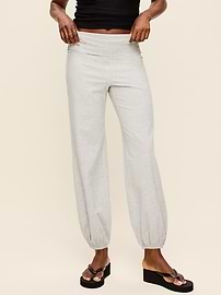 Image number 3 showing, Fold-Over Waist Fitted Joggers