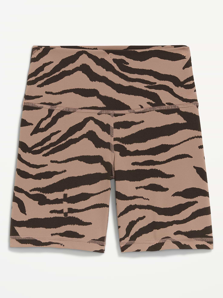 Image number 1 showing, High-Waisted StudioSmooth Biker Shorts -- 6-inch inseam