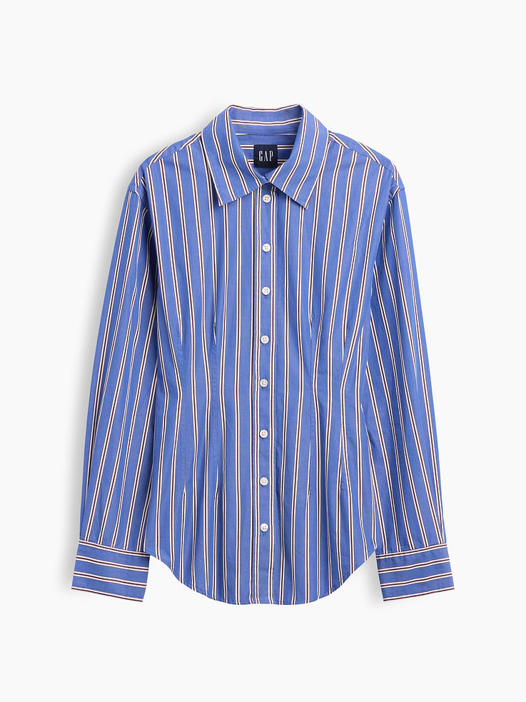 Image number 5 showing, Organic Cotton Poplin Fitted Shirt
