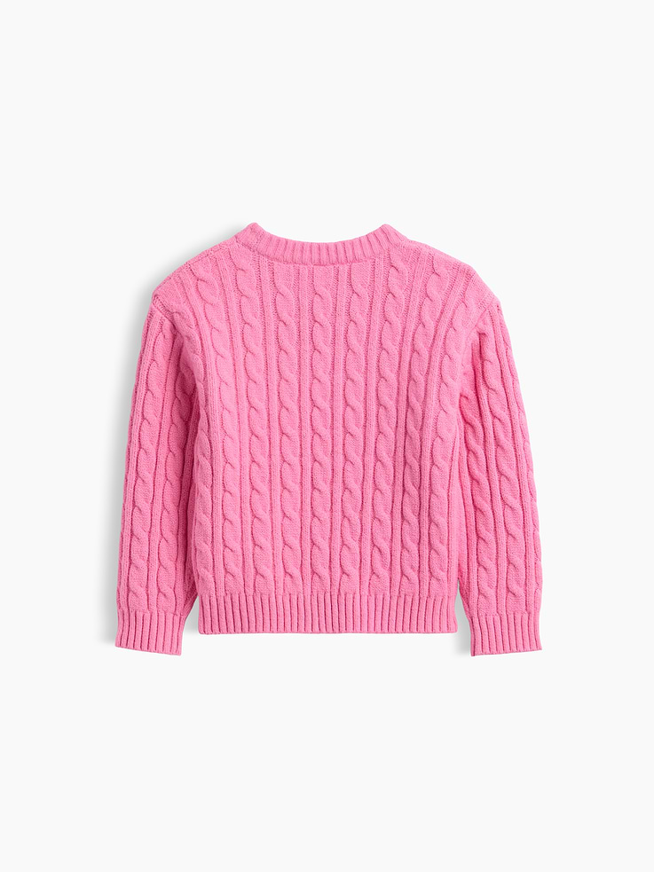 Image number 4 showing, Baby & Toddler CashSoft Cable-Knit Sweater