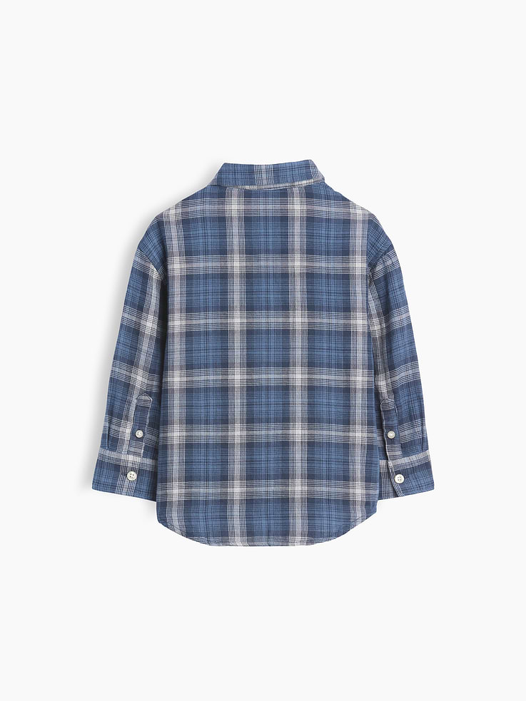 Image number 3 showing, Baby & Toddler Double-Weave Plaid Shirt