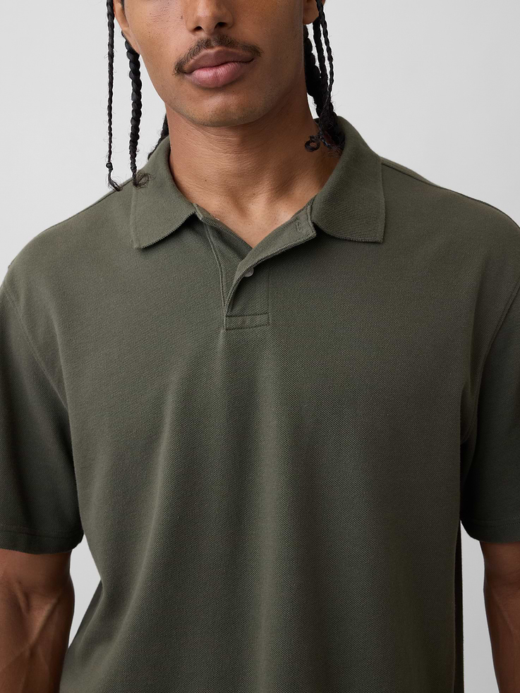 Image number 4 showing, Relaxed Pique Polo