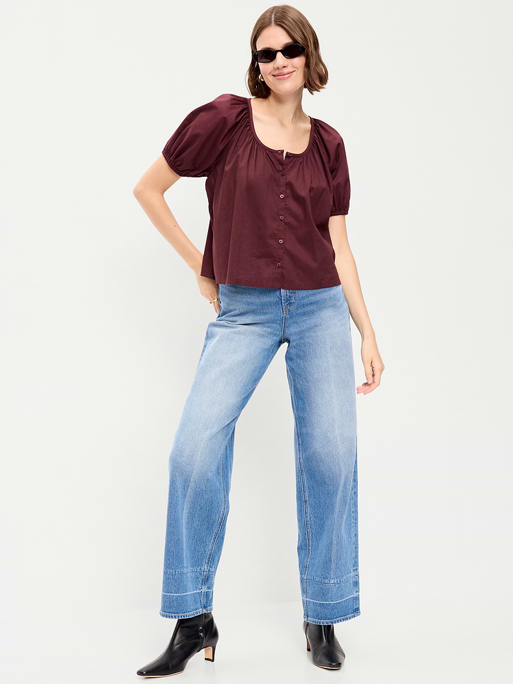 Image number 3 showing, Airy Button-Down Top