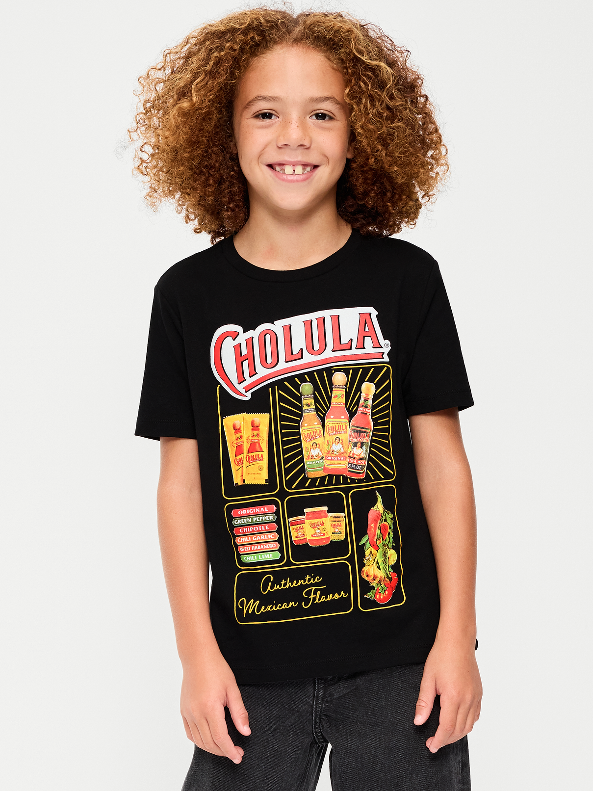 Image number 1 showing, Cholula® Gender-Neutral Graphic T-Shirt Kids
