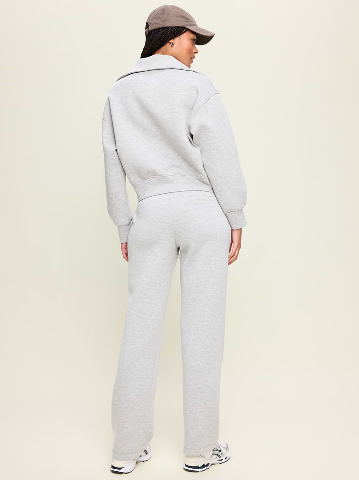 Image number 3 showing, High-Waisted Bounce Fleece Trouser Sweatpants