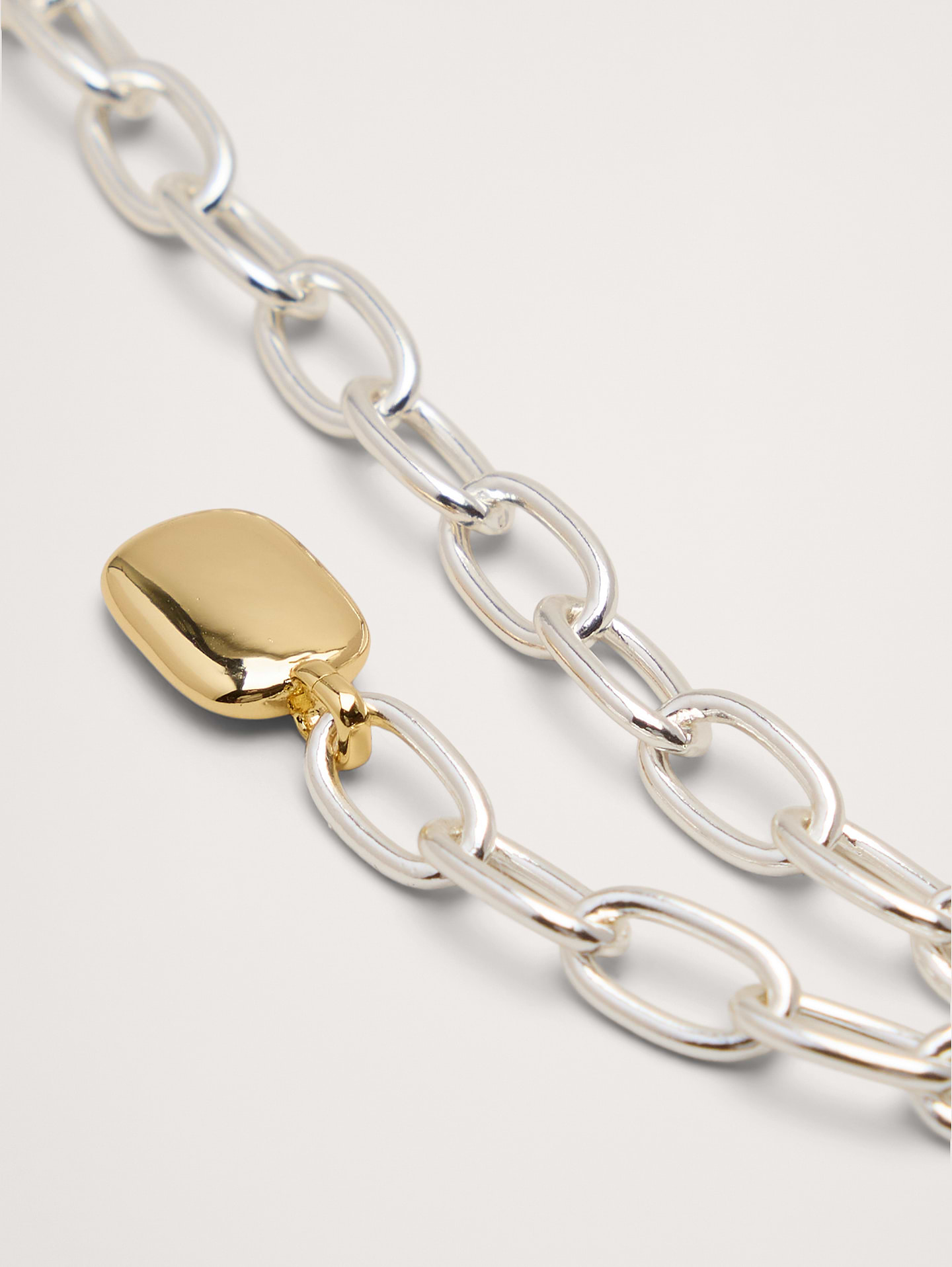Image number 2 showing, Two-Tone Link Necklace