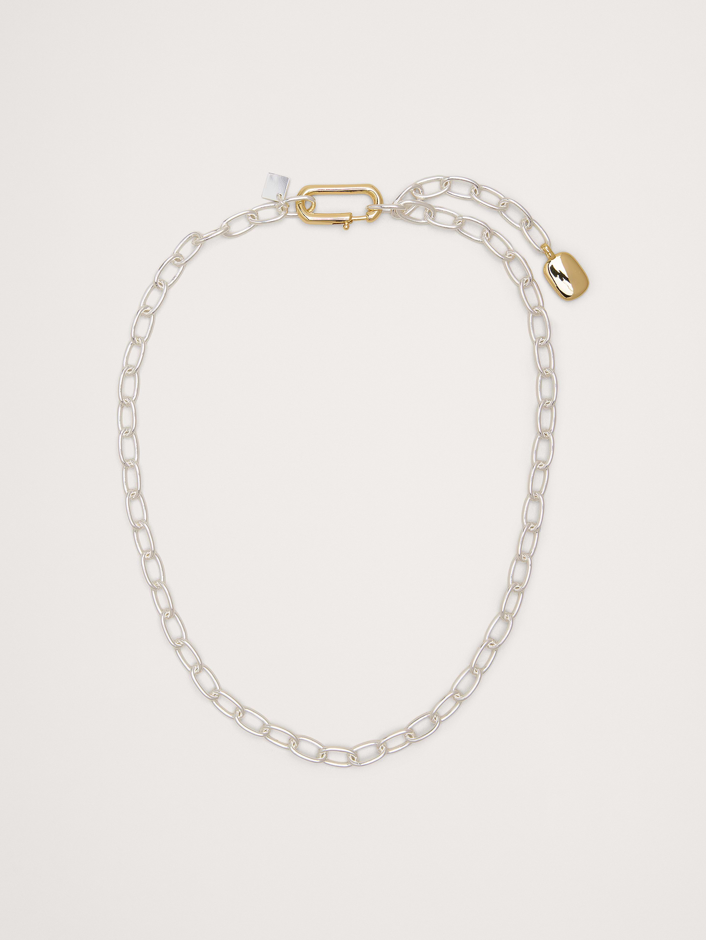 Image number 1 showing, Two-Tone Link Necklace