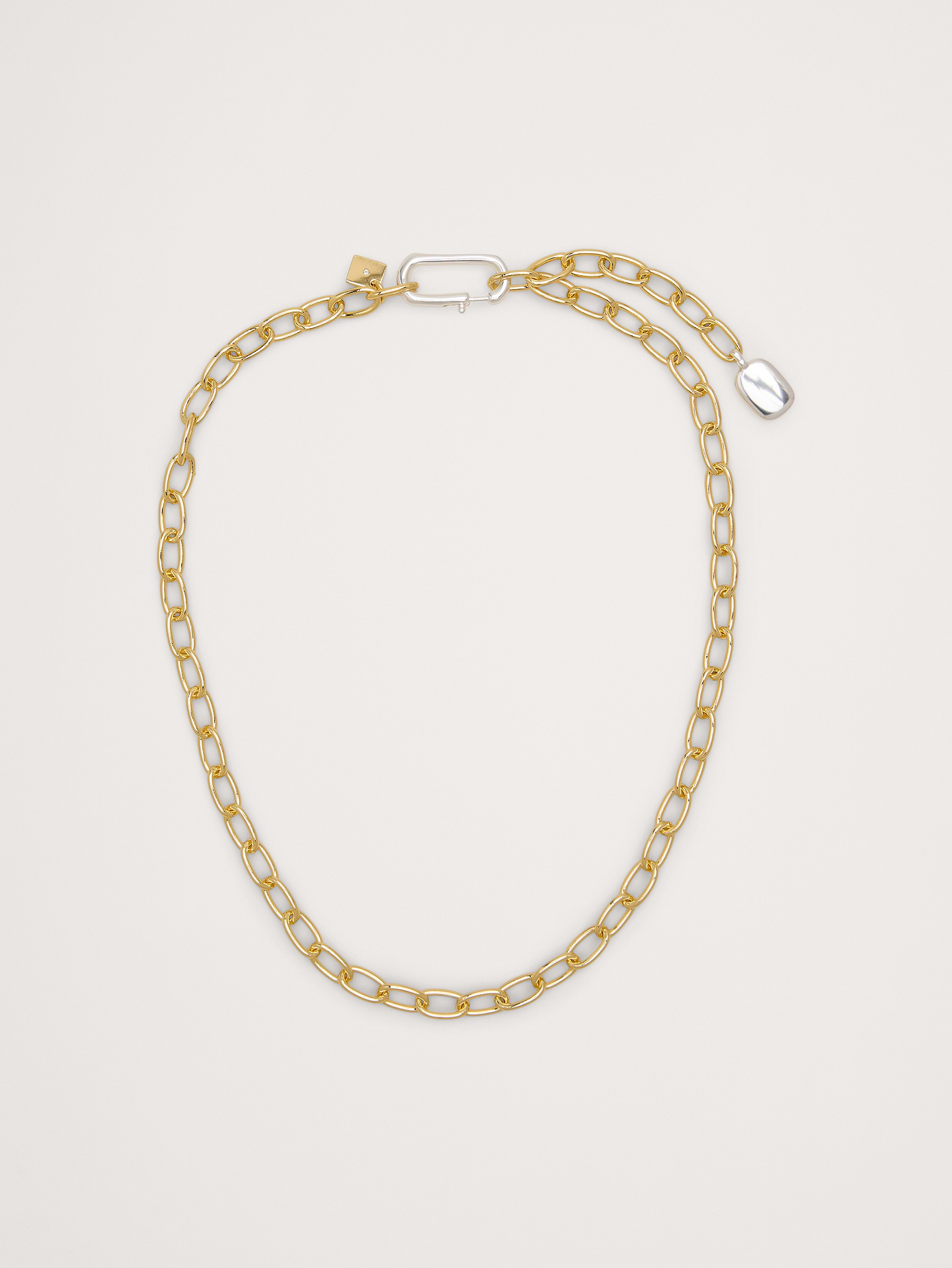 Image number 1 showing, Two-Tone Link Necklace