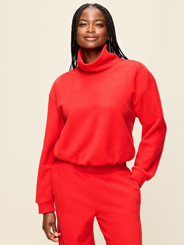 Image number 1 showing, Performance Fleece Funnel Neck Pullover
