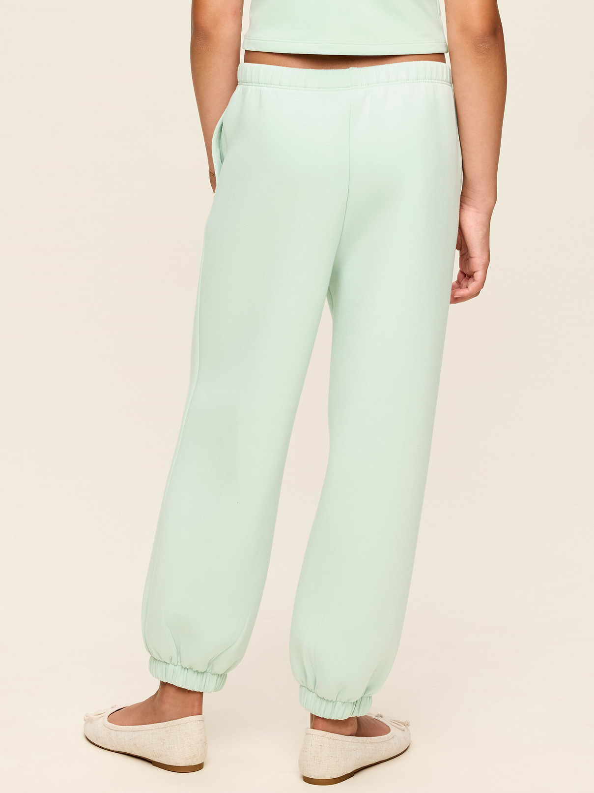 Image number 2 showing, High-Waisted Bounce Fleece Jogger Sweatpants for Girls