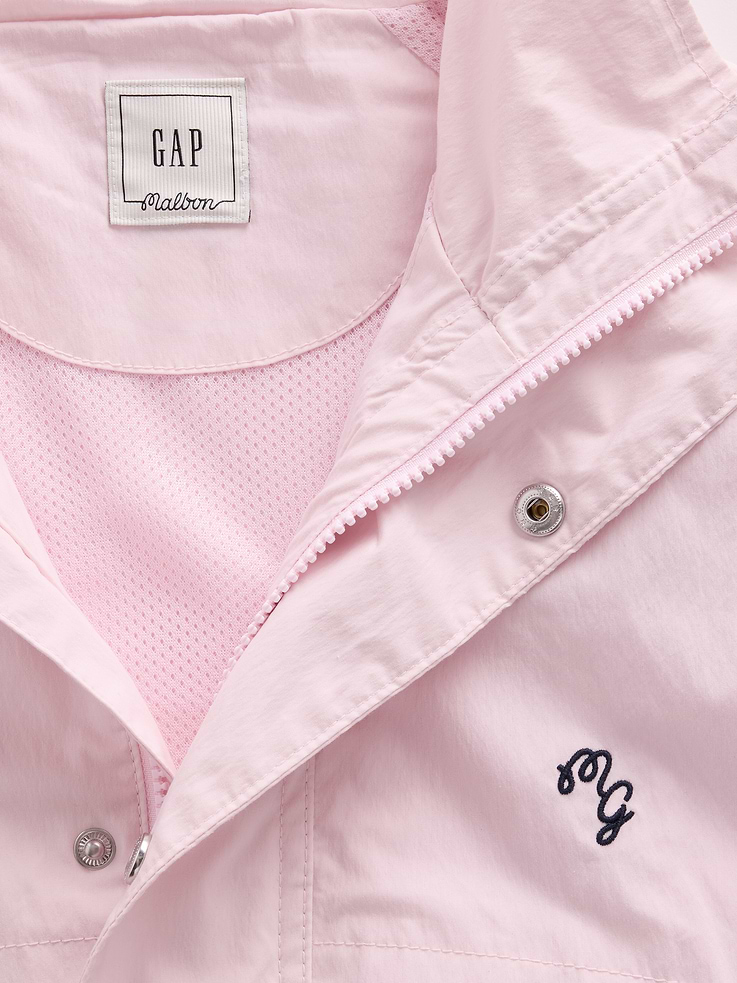 Image number 5 showing, Gap × Malbon Textured Poplin Anorak Jacket