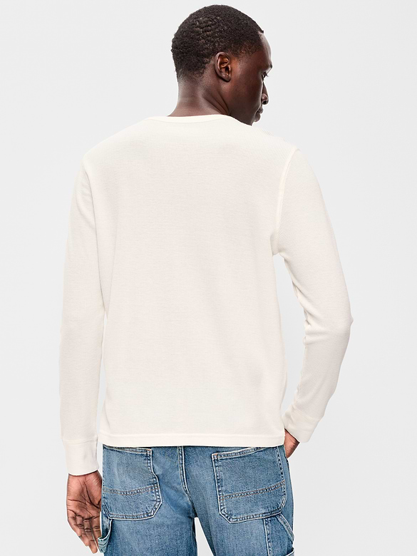 Crew-Neck Waffle T-Shirt