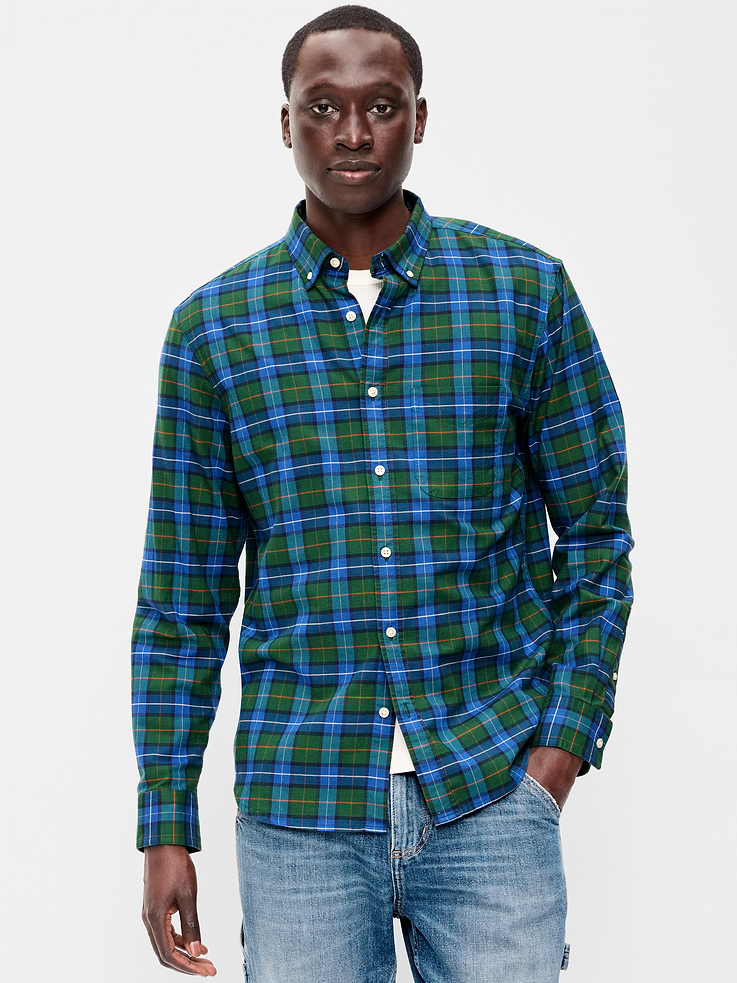 L'image numéro 1 présente Chemise Oxford passe-partout coupe classique