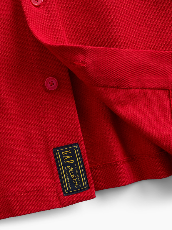 Gap × Malbon Pique Polo Overshirt